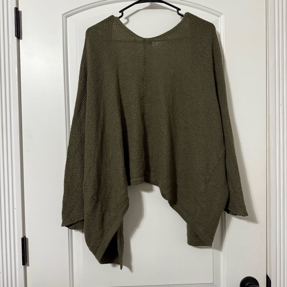 Brandy Melville Caroline Cardigan Sweater One Size Olive Green - Picture 3 of 3
